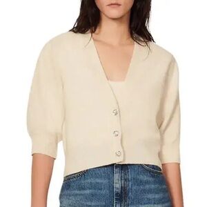 Sandro Zacharie Wool Cardigan